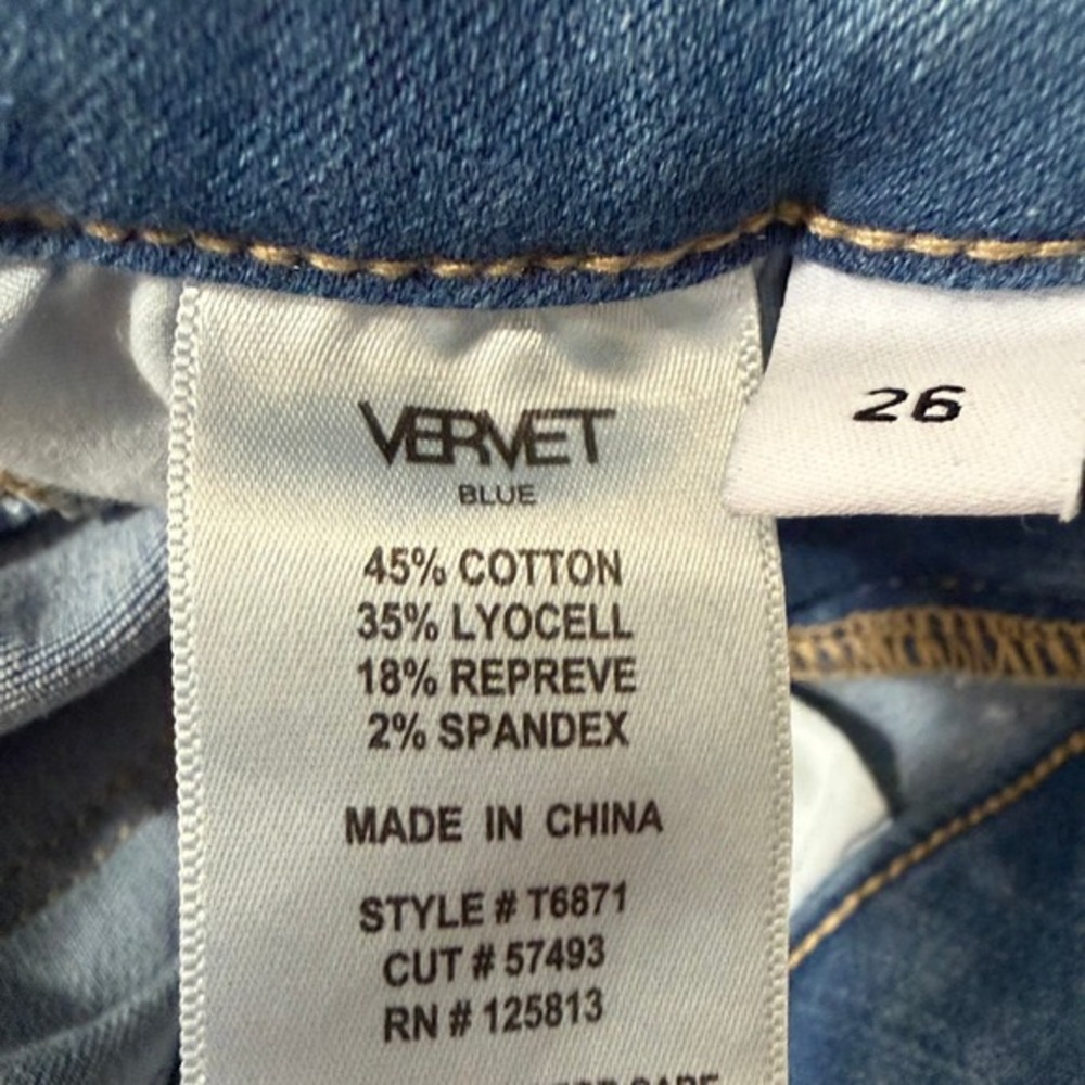 Wide Leg Paperbag Waist Jeans - Blue - Picture 4 of 9